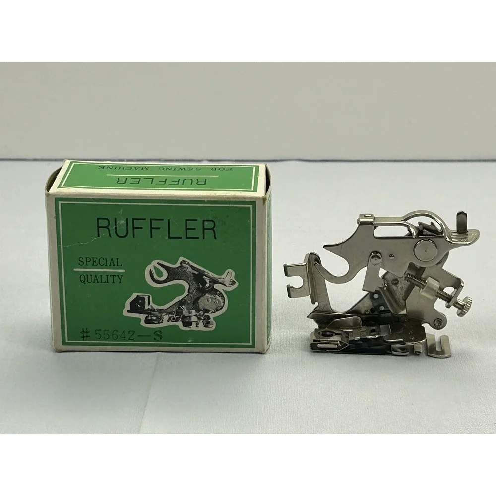 Vintage Ruffler Sewing Machine Attachment 55642-S Japan w/ Original Box